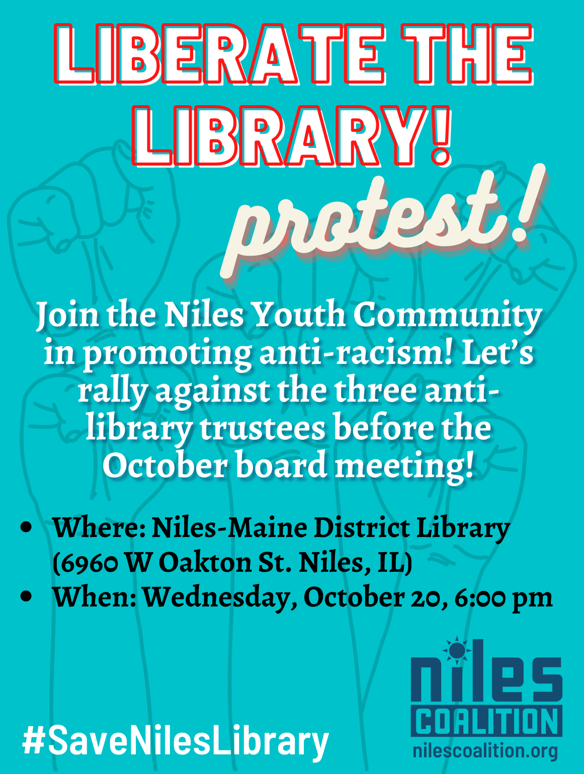 Liberate the Library Protest